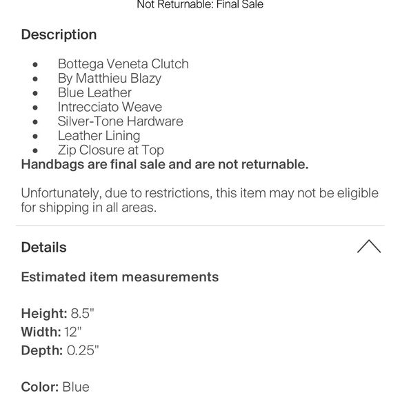 Bottega Veneta Cobalt Blue Intrecciato Zip Clutch - Picture 11 of 12